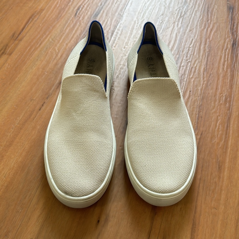 Rothy's Cream Slip-On Sneakers - Picture 2 of 7